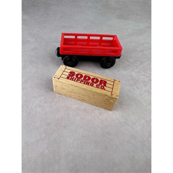Vintage Thomas the train Wooden"SODOR CARGO CAR Gullane  2003 - Picture 3 of 8